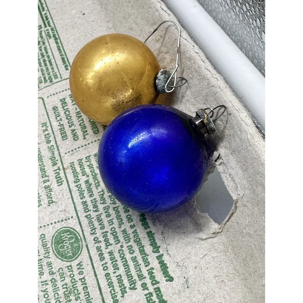 Vintage Mini Glass Mercury Japan & Other Christmas Ornament Lot of 48